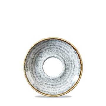 Homespun Stone Grey Cappuccino Saucer 15.6cm